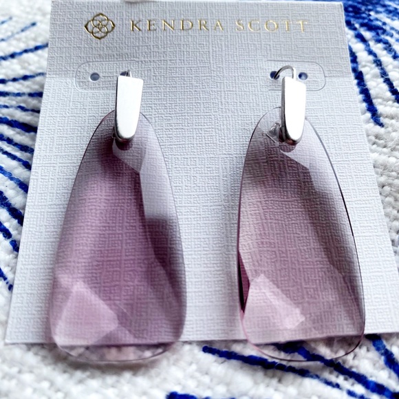 New Kendra Scott Violet Maize Drop Earrings - Picture 3 of 13